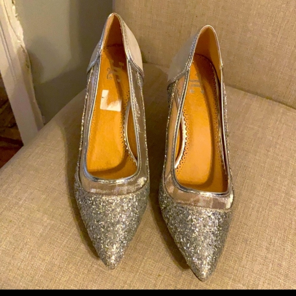 Silver Sequence and mwah shoes never worn.